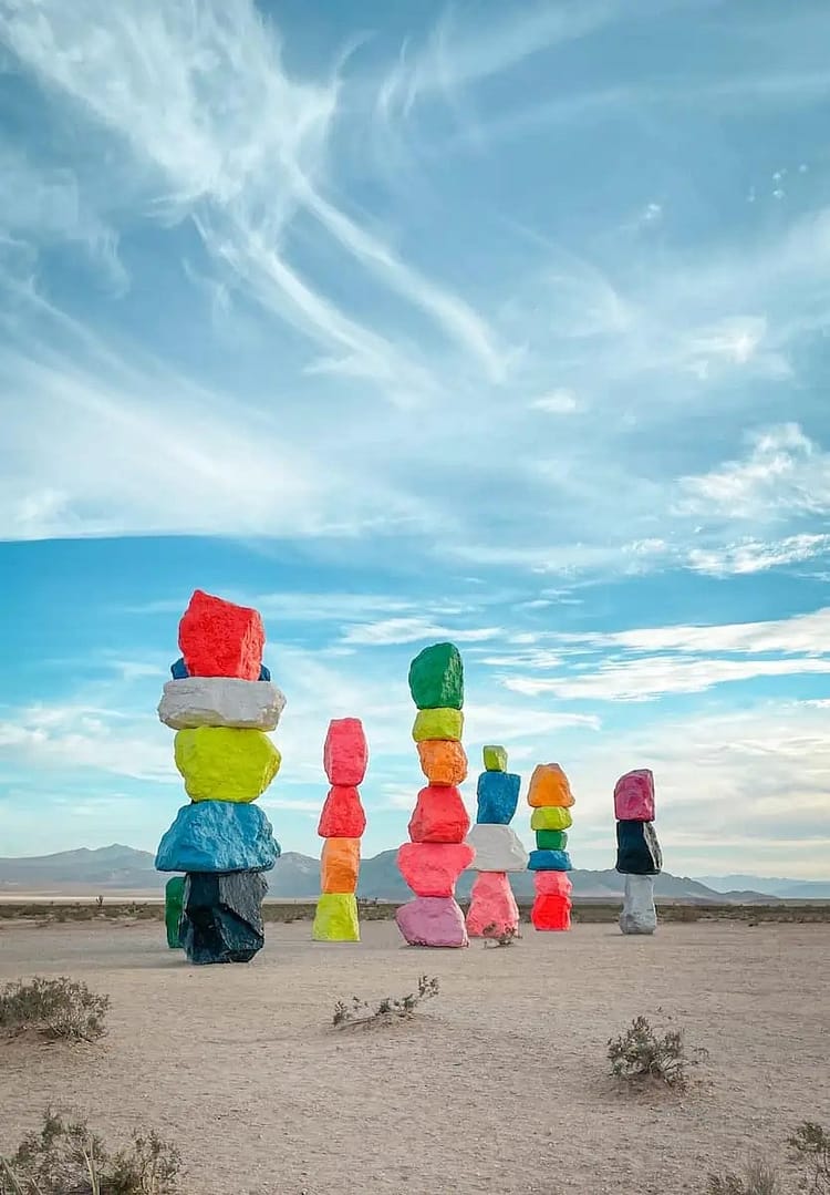 7 magic mountains kid attractions in Las Vegas